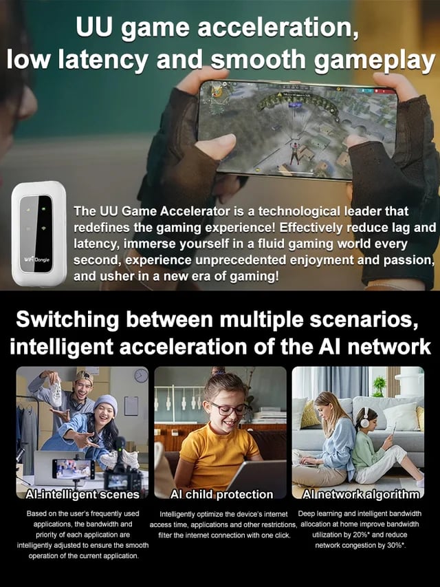 ✨ULTIMO GIORNO DI SALDI 🛜Wifi portatile per tutte le reti-Accendi e usa, gratis per sempre