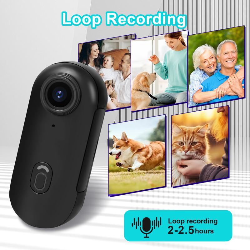 NUISK Tiny Thumb Camera: 128 GB, video POV 4K, supporto magnetico