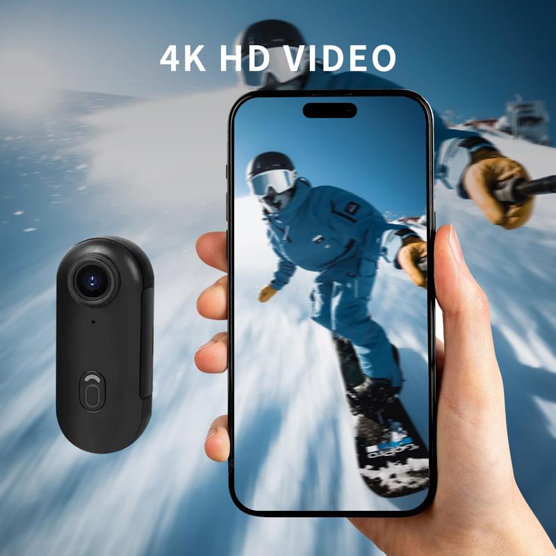 NUISK Tiny Thumb Camera: 128 GB, video POV 4K, supporto magnetico