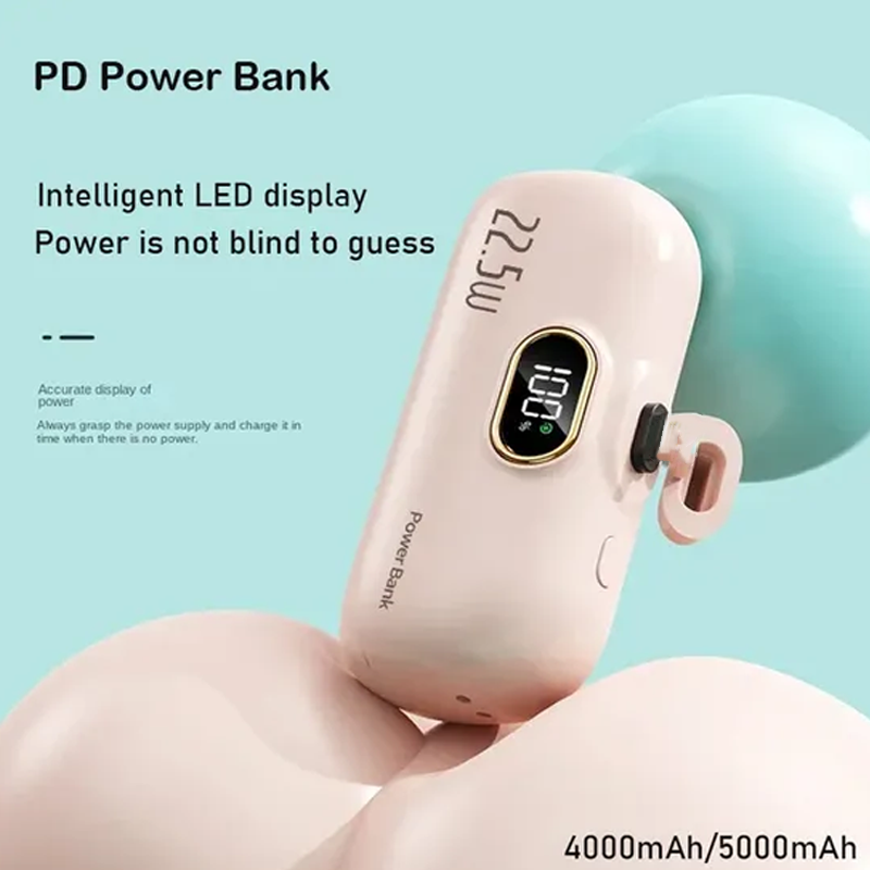 🏆Offerta Lampo⚡50K+ VENDUTI! Quasi Esaurito🔋 5000mAh Mini Power Bank Portatile per Telefono